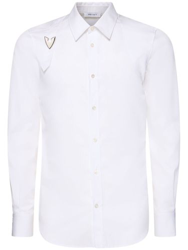 Harness Buckle Cotton Shirt - ALEXANDER MCQUEEN - Modalova