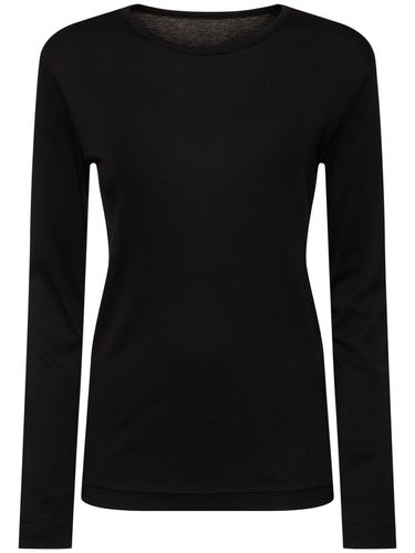 Camiseta Con Manga Larga - YOHJI YAMAMOTO - Modalova