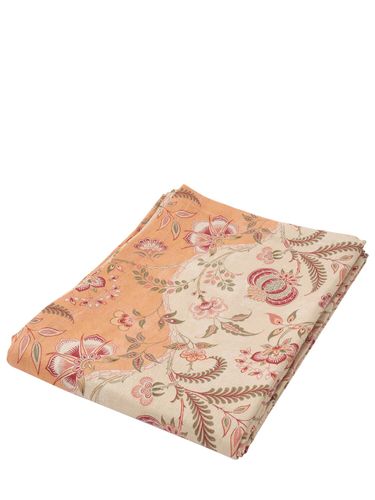 Asli Flower Printed Linen Tablecloth - CABANA - Modalova