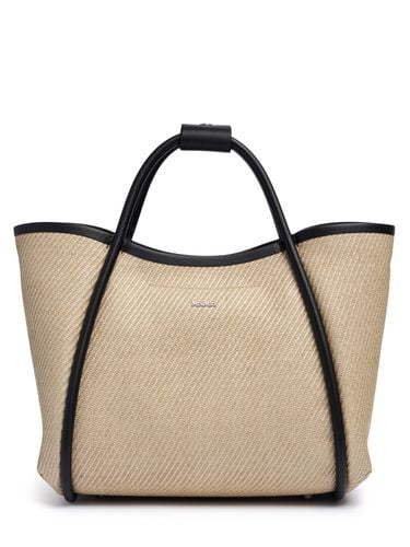 Bolso Tote S Summer Marin Efecto Rafia - MAX MARA - Modalova