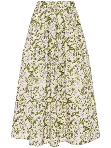 Orme Embroidered Poplin Midi Skirt - WEEKEND MAX MARA - Modalova