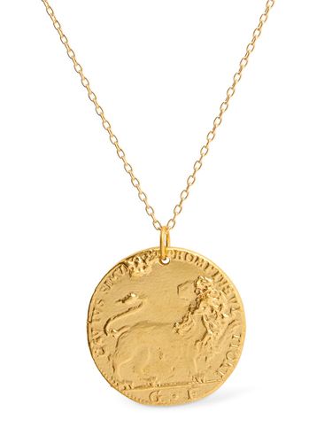 Il Leone Medallion Necklace - ALIGHIERI - Modalova