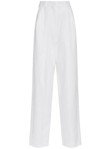 Leone Canvas Wide Pants - SPORTMAX - Modalova