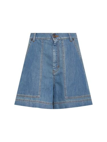 Nabulus Denim High Rise Bermuda Shorts - WEEKEND MAX MARA - Modalova