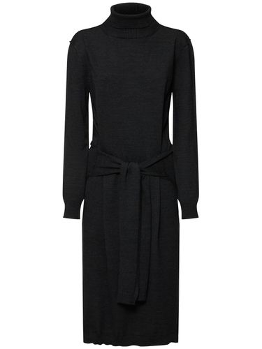 Wool Blend Knit Midi Dress - LEMAIRE - Modalova