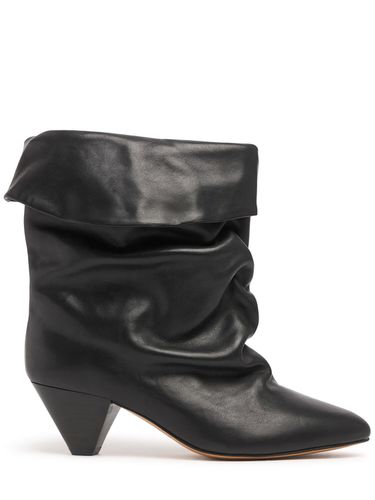 Mm Ryska-gb Leather Slouchy Boots - ISABEL MARANT - Modalova