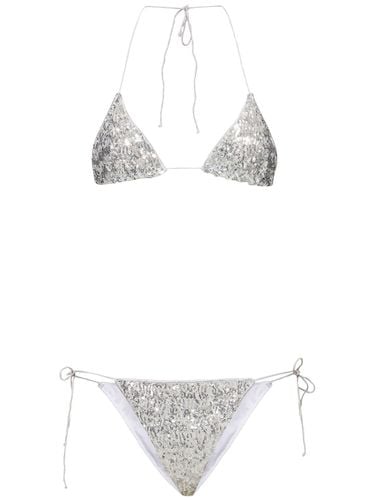 Sequined Triangle Bikini - OSÉREE SWIMWEAR - Modalova