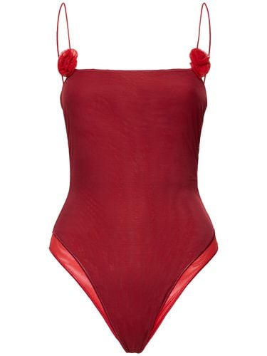 Badehose Aus Rosa Mesh - OSÉREE SWIMWEAR - Modalova