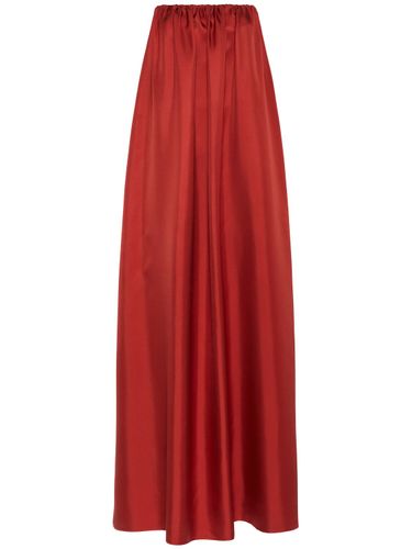 Edda Strapless Silk Twill Long Dress - MAX MARA - Modalova