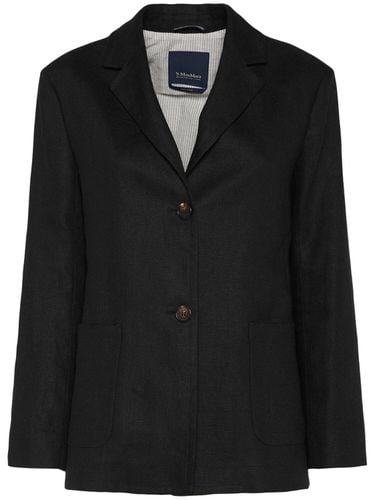 Arrigo Linen Single Breasted Blazer - 'S MAX MARA - Modalova