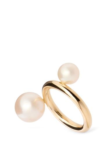 La Grace Pearl Thin Ring - SOPHIE BILLE BRAHE - Modalova