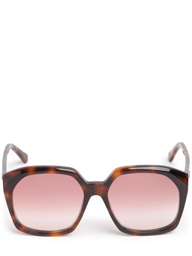 Eckige Sonnenbrille Aus Acetat - CHLOÉ - Modalova