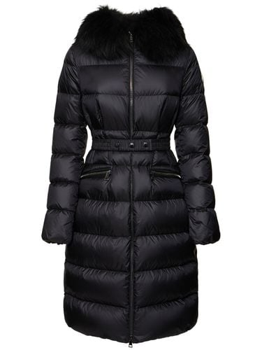 Boedic Nylon Down Long Jacket - MONCLER - Modalova