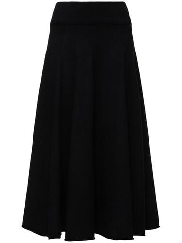 Twirl Cashmere Blend Knit Midi Skirt - EXTREME CASHMERE - Modalova