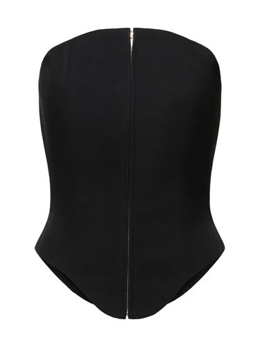 Top Corsetto In Lana - ALEXANDER MCQUEEN - Modalova