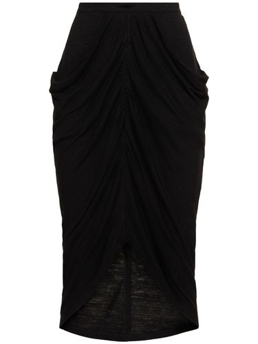 Ilis Ruched Jersey Midi Skirt - MARANT ETOILE - Modalova