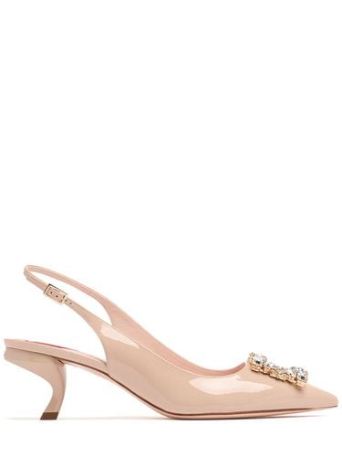 Mm Virgule Patent Leather Pumps - ROGER VIVIER - Modalova