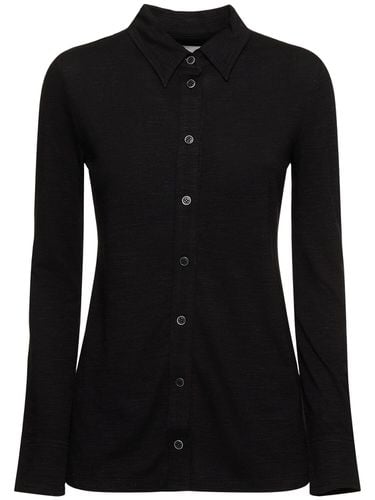 Imelia Wool Blend Jersey Shirt - MARANT ETOILE - Modalova