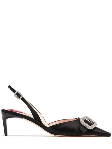 Mm Dorsay Satin Slingback Pumps - ROGER VIVIER - Modalova