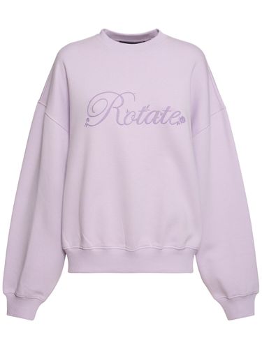 Sui Cotton Logo Sweatshirt - ROTATE - Modalova