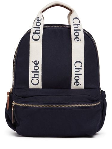 Mochila Cambiador De Lona De Algodón - CHLOÉ - Modalova