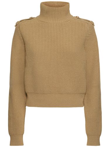 Wool Blend Knit Turtleneck Sweater - CHLOÉ - Modalova