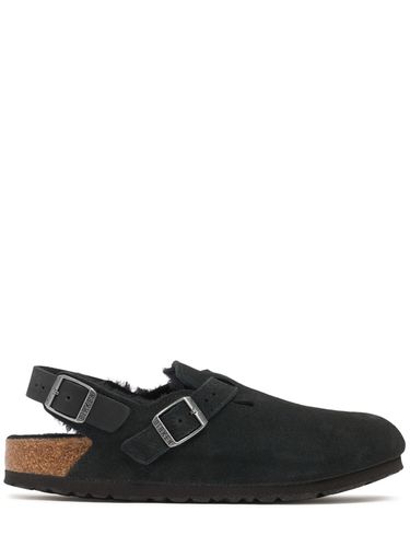 Sandalias De Ante Y Shearling - BIRKENSTOCK - Modalova