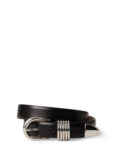 Hollyhock Leather Belt - DÉHANCHE - Modalova