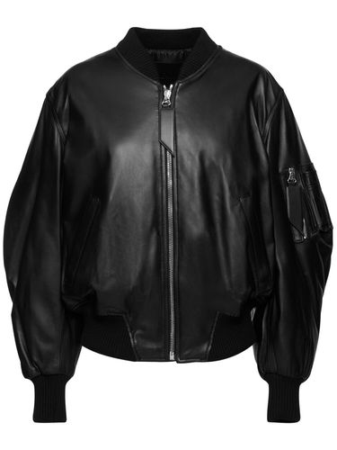 Chaqueta Bomber De Piel - THE ATTICO - Modalova