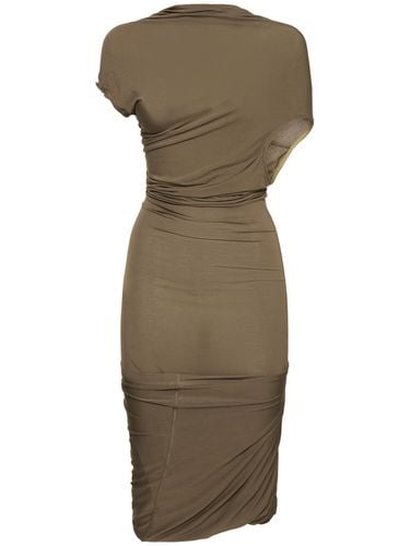 Fluid Draped Mini Dress - HELMUT LANG - Modalova