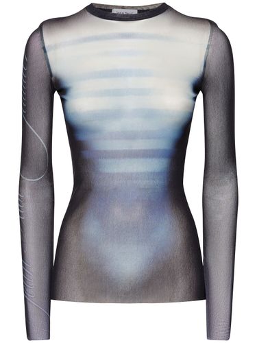 Le Mâle Printed Mesh Top - JEAN PAUL GAULTIER - Modalova