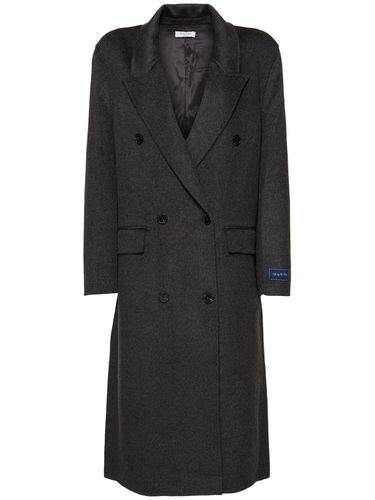 Wool & Cashmere Double Breast Coat - SPORTY & RICH - Modalova