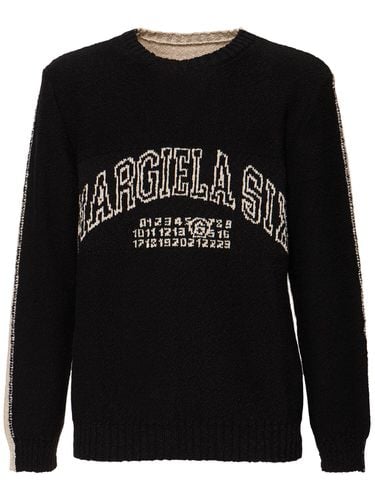 Margiela Six Cotton & Linen Sweater - MM6 MAISON MARGIELA - Modalova