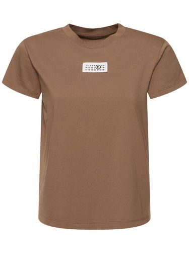 Camiseta De Algodón De Jersey - MM6 MAISON MARGIELA - Modalova