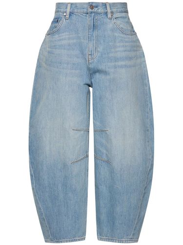 Cocoon High Rise Cotton Jeans - HELMUT LANG - Modalova