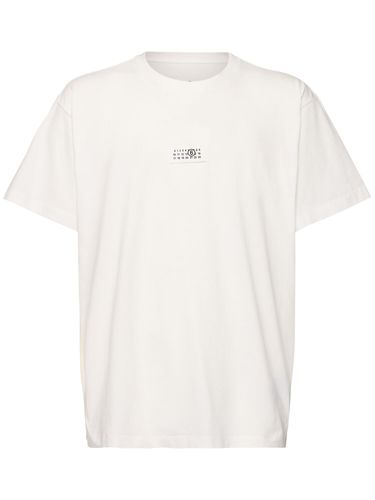 Logo Cotton Jersey T-shirt - MM6 MAISON MARGIELA - Modalova