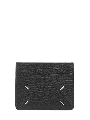 Grained Leather Card Holder - MAISON MARGIELA - Modalova