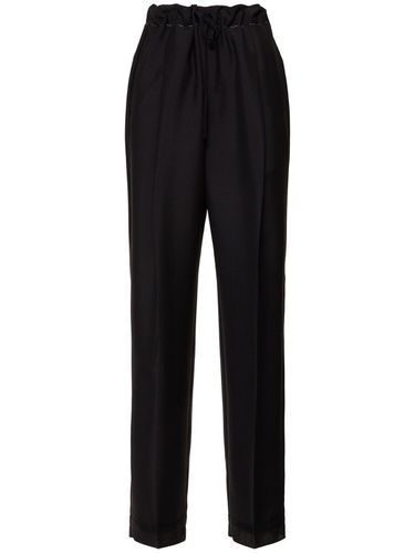 Wool & Mohair Straight Pants - MAISON MARGIELA - Modalova