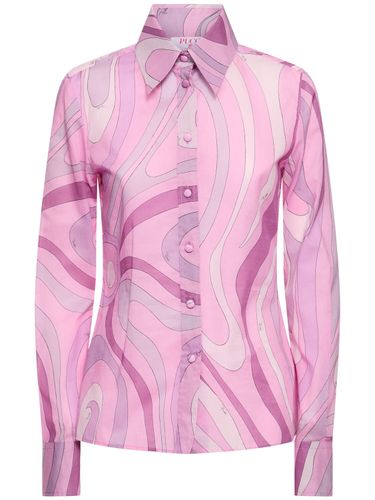 Printed Poplin Shirt - PUCCI - Modalova