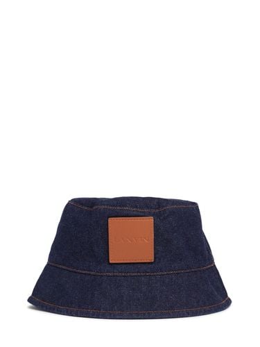 Gorro Pescador De Denim De Algodón - LANVIN - Modalova