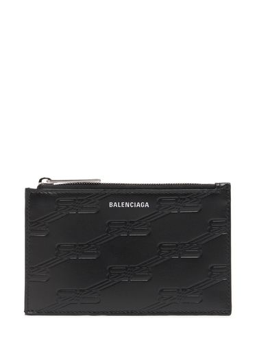 Bb Monogram Embossed Card Holder - BALENCIAGA - Modalova