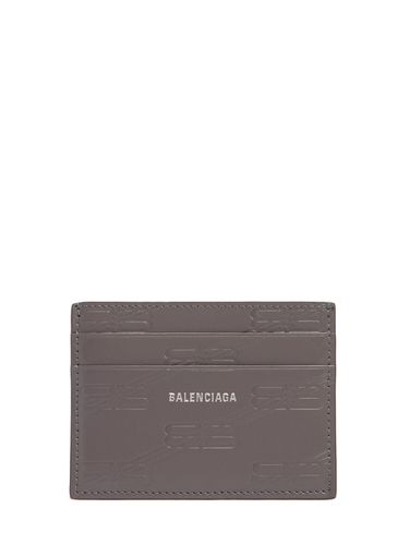 Bb Monogram Leather Card Case - BALENCIAGA - Modalova