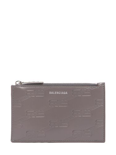 Bb Monogram Leather Wallet - BALENCIAGA - Modalova