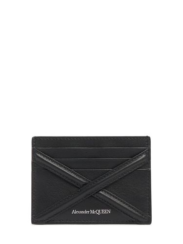 Leather Card Holder - ALEXANDER MCQUEEN - Modalova