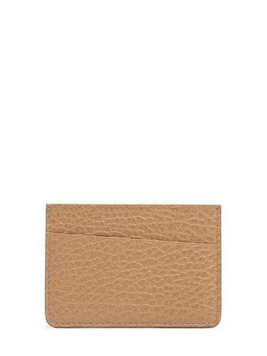 Grainy Leather 3 Card Holder - MAISON MARGIELA - Modalova