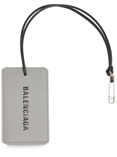 Balenciaga Leather Tag Key Holder - BALENCIAGA - Modalova