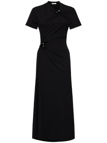 Draped Jersey Long Dress - RABANNE - Modalova