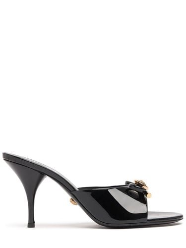 Mm Opera Patent Leather Mules - VERSACE - Modalova