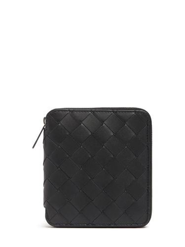 Compact Leather Zip Around Wallet - BOTTEGA VENETA - Modalova