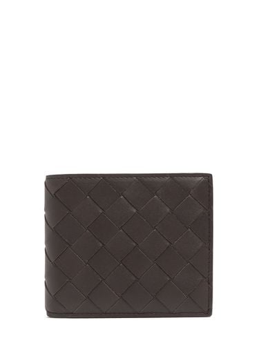 Intrecciato Leather Bi-fold Wallet - BOTTEGA VENETA - Modalova